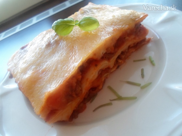 Lasagne bolognese(fotorecept)