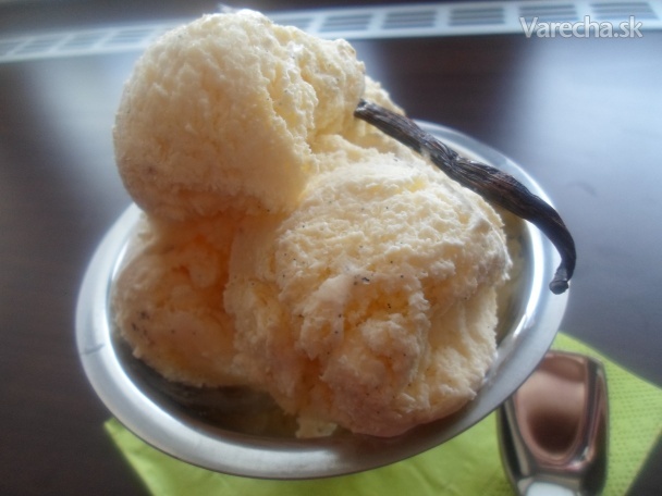 Vanilková zmrzlina (fotorecept)