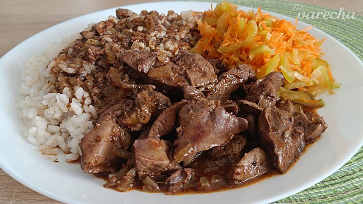 Kuracia pečeň s ryžou