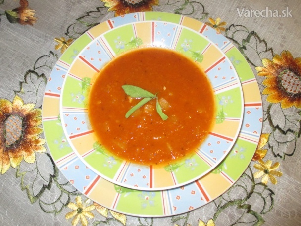 Cuketovo-paradajková chilli polievka (fotorecept)