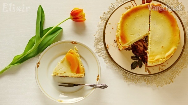 Marhule-a-smotana cheesecake (fotorecept)