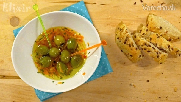 Chuťovka s olivami