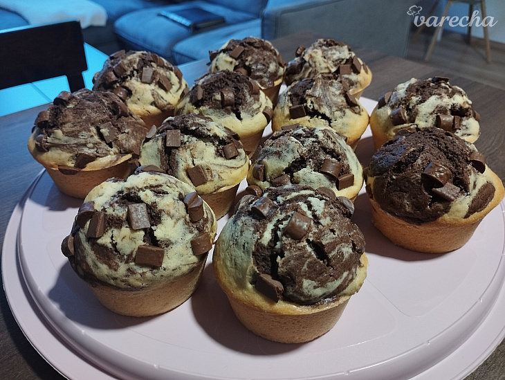 Rýchle mramorované muffiny