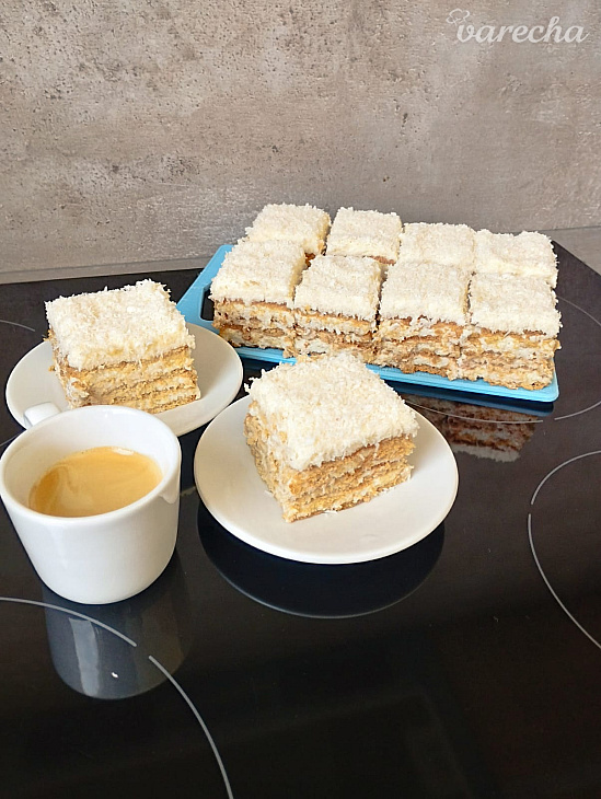 Nepečené Rafaello rezy