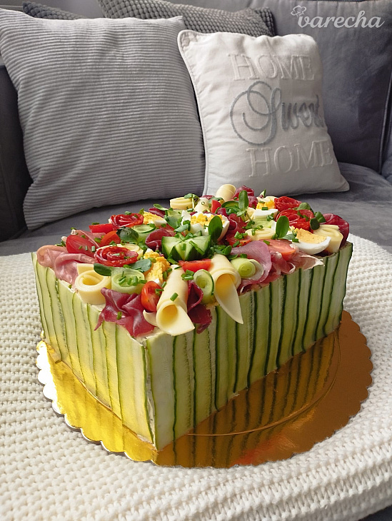 Silvestrovská sendvičová torta (fotorecept)