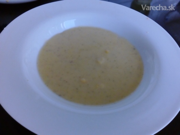 Kukuricová polievka s kôprom (fotorecept)