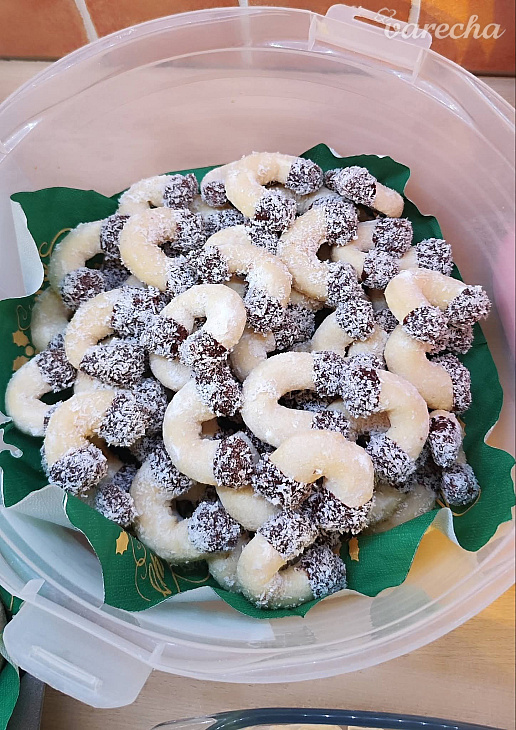 Kokosové rožteky so šľahačkou