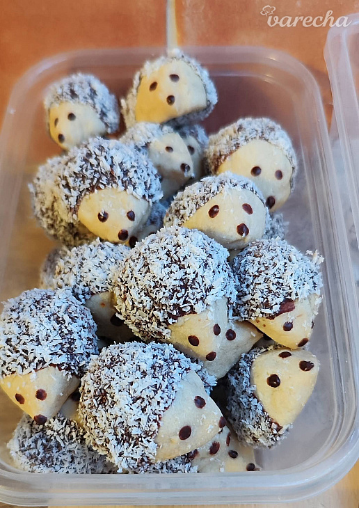 Vianoční ježkovia s kokosom 