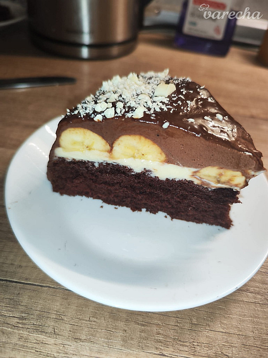 Kráľovské Kuba rezy s banánmi a mascarpone