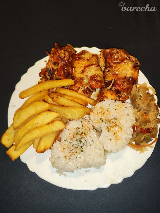 Šťavnaté zapekané kuracie pizza rezne