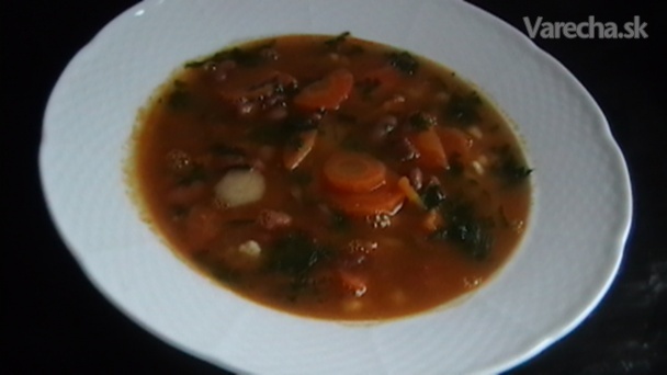 Jemná fazuľová polievka (fotorecept)