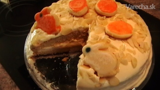 Zázvorová torta s mandľovým krémom (fotorecept)