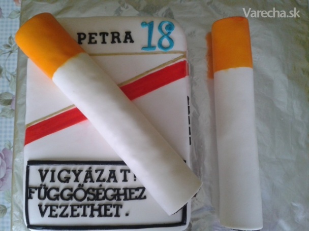 Torta cigarety (fotorecept) 