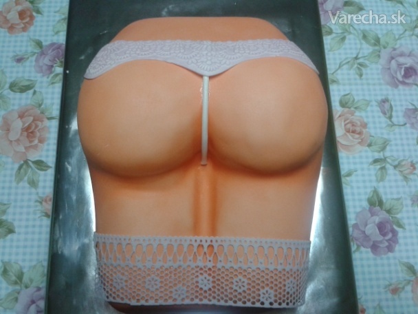 Torta ženský zadok (fotorecept)