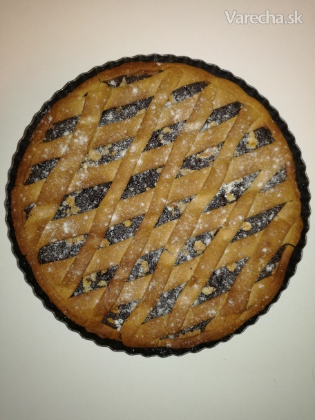 Makovo-slivkový mriežkový koláč (bezlepkový)