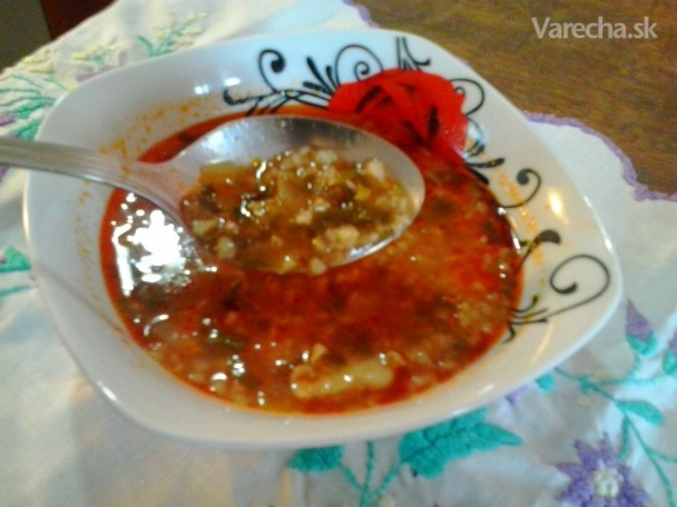 Ebemekmeği çorbası - polievka z pastierskej kapsičky (fotorecept)