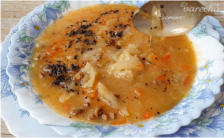 Kapustová polievka mojej svokry (Lahana çorbası) (videorecept)