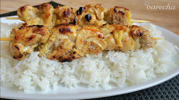 Kurací špíz v citrónovo-cesnakovej...