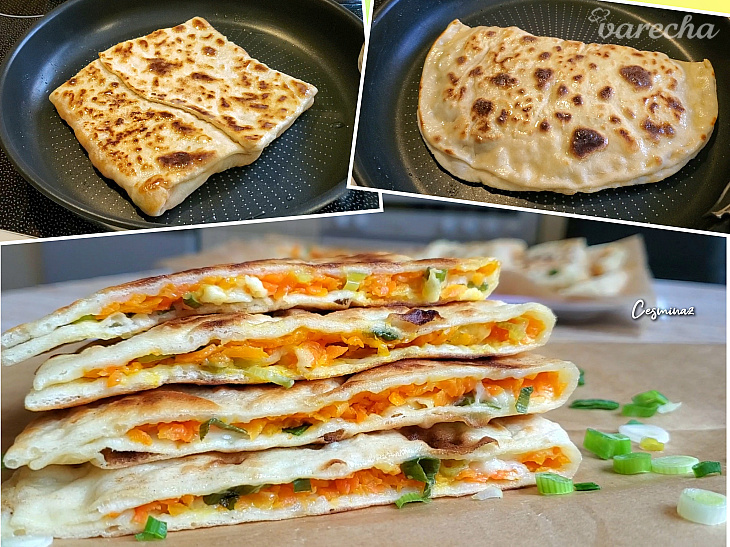 Gözleme s vynikajúcou mrkvovou plnkou (videorecept)