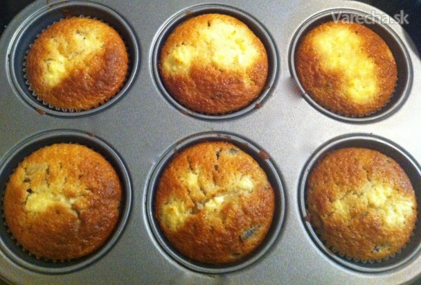 Slivkovo-tvarohové muffiny