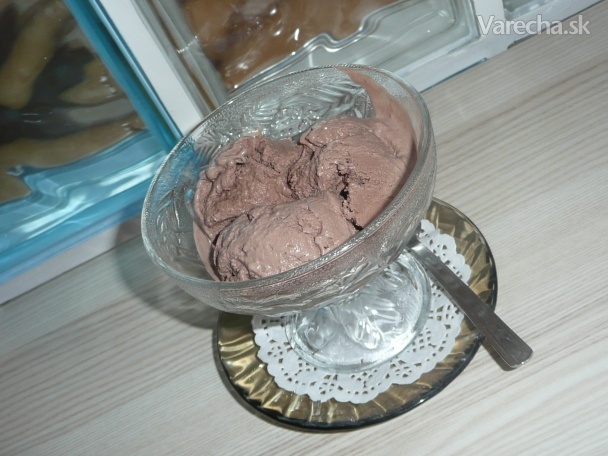 Jogurtová čokoládová zmrzlina (fotorecept)