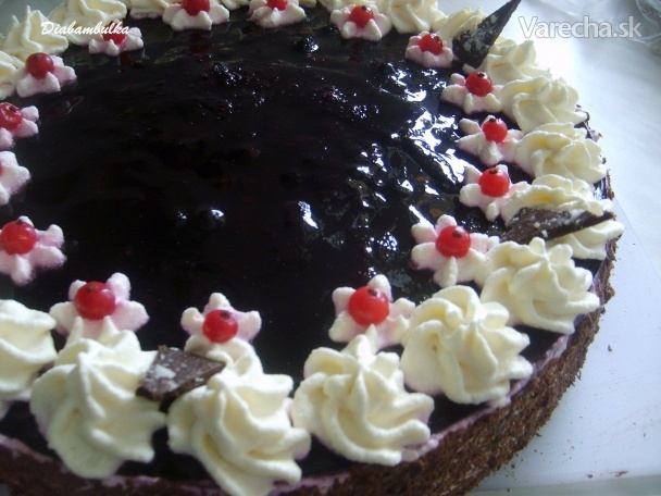 Šľahačková torta s čučoriedkami (fotorecept)  