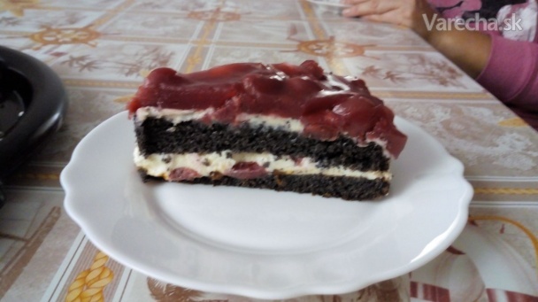 Makovo-višňová torta bez múky