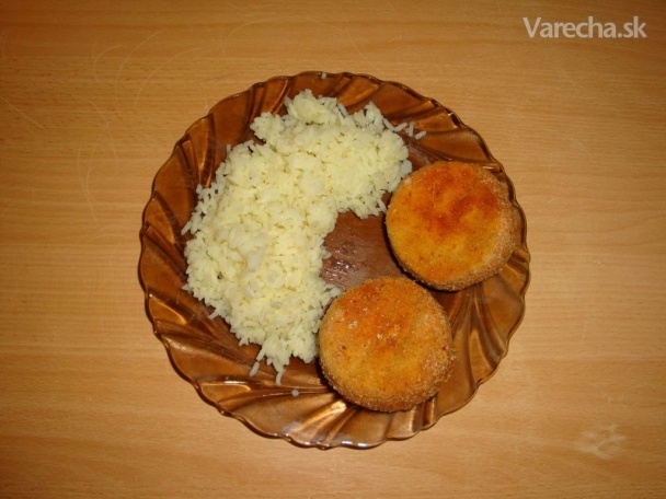 Ryža s vysmážaným plesnivým syrom (fotorecept)