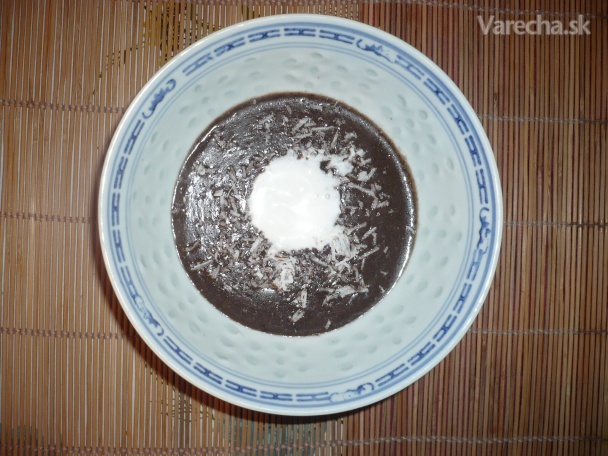 Puding z čierneho sezamu (fotorecept)