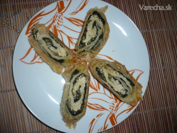 Špenátová štrúdľa (fotorecept)