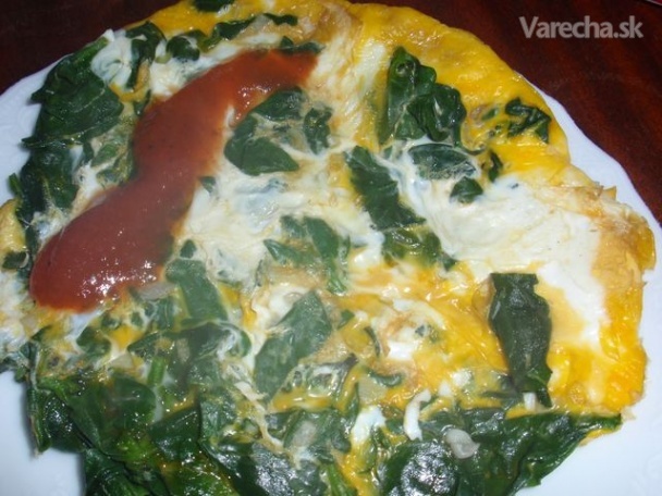 Frittata - omeleta špenátová