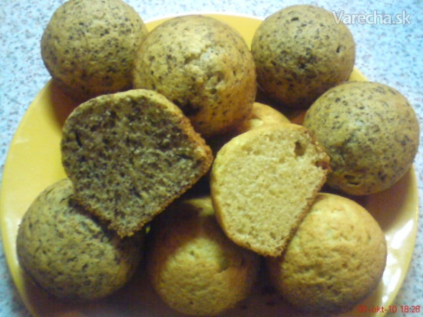 Piškótové muffiny (fotorecept)