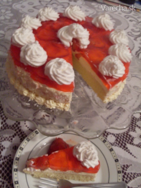 Celiaticka jahodová torta (fotorecept)