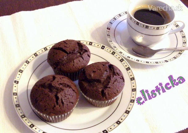 Muffiny pre čokoholikov-celiatické (fotorecept)