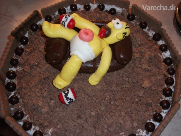 Homer torta z Indian keksov