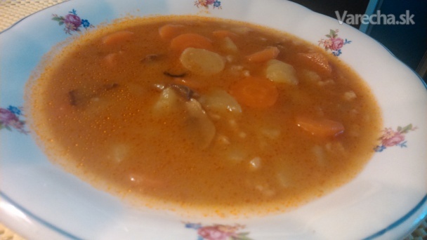 Melencová polievka (fotopostup)