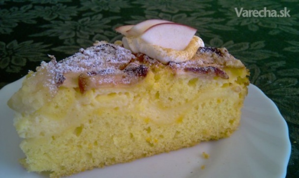 Recept - Jablkový koláč s pudingom 