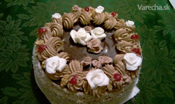Čokoládovo- orechová torta (fotorecept)