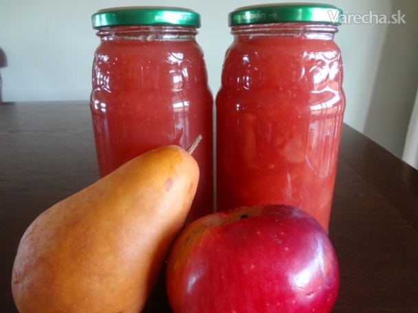Recept - Hruškovo-jablkový džem 