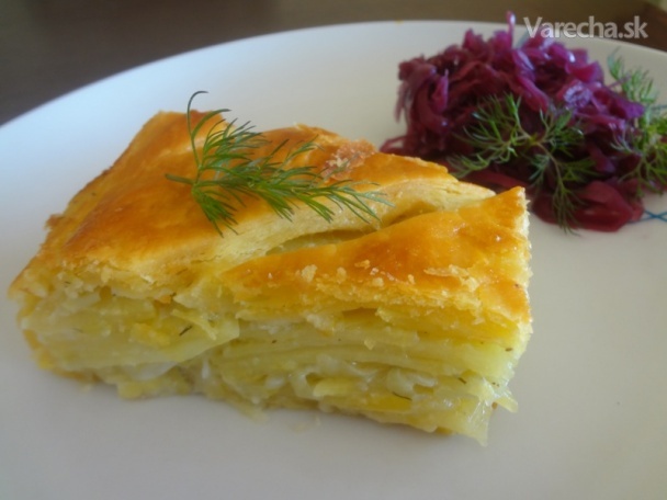 Herbed potato pie - Zemiakovy paj (fotorecept)