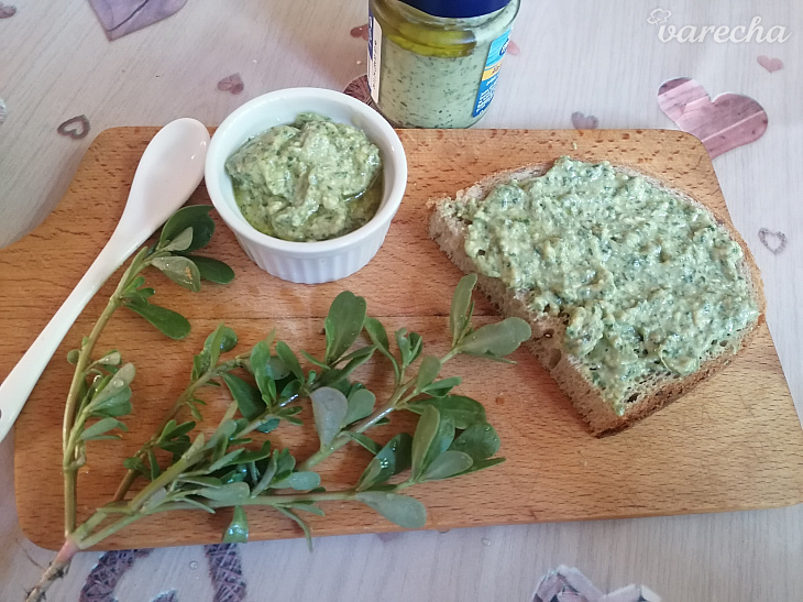 Pesto z portulaky zeleninovej (fotorecept)