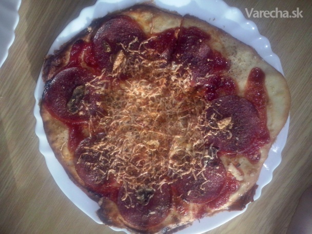 Pizza z rýchleho cesta (fotorecept)