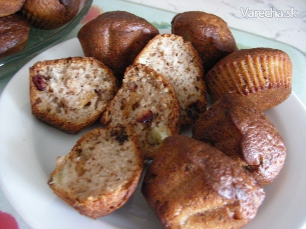 Čokoládovo-ovocné muffiny