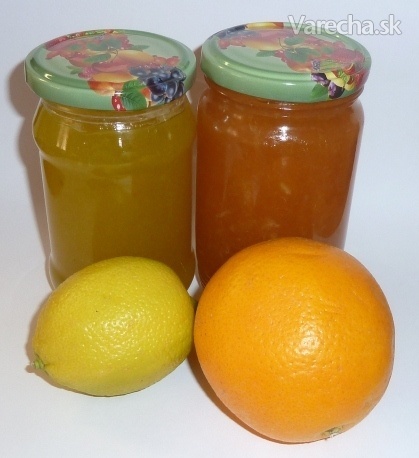 Cuketovo-pomarančový a cuketovo-citrónový džem