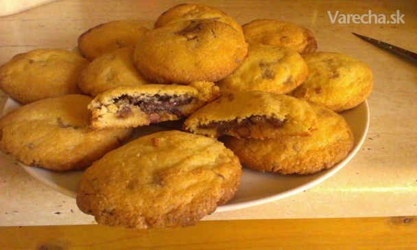 Americké nutellové cookies (fotorecept)