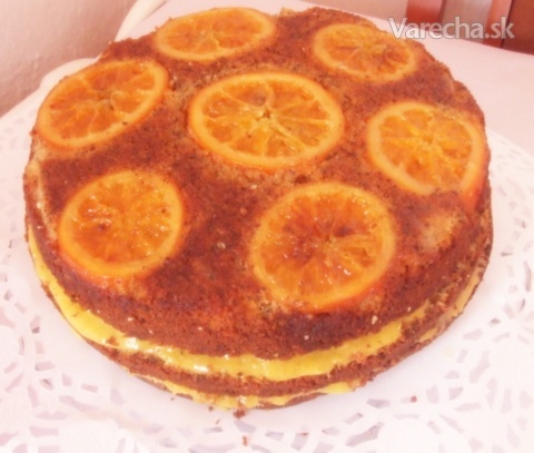 Pomarančová torta s makom (fotorecept)