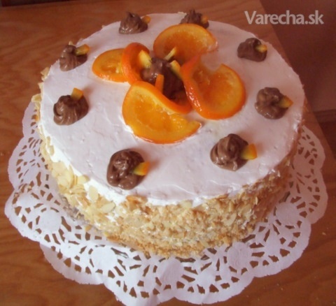 Čokoládovo-pomarančová torta