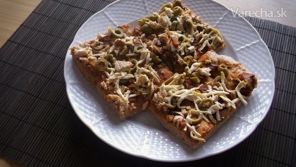 Šampiňónová pizza s tofu