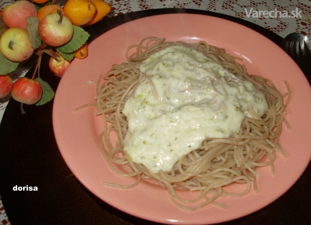 Špagety so syrovou omáčkou (fotorecept)