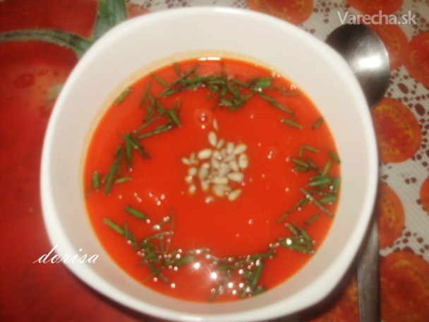 Červená polievka z tekvice Hokaido